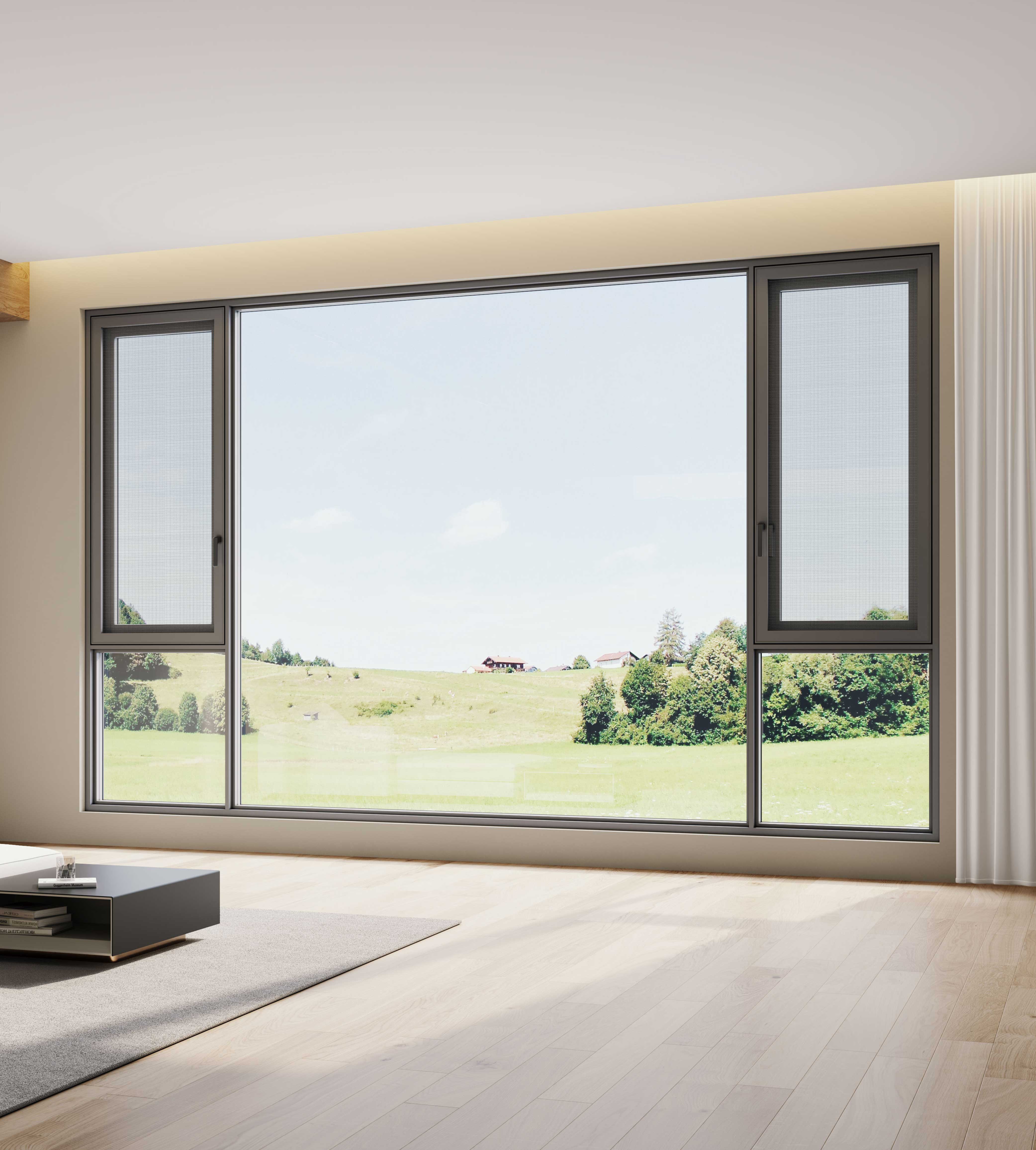 銷冠W3窄邊系統平開窗(W)